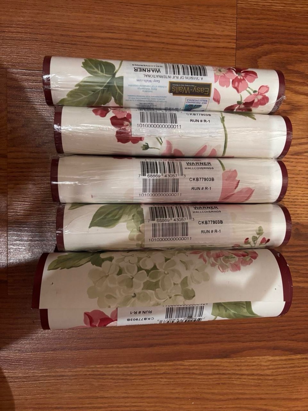 Warner by Brewster Peony wallpaper trim border
